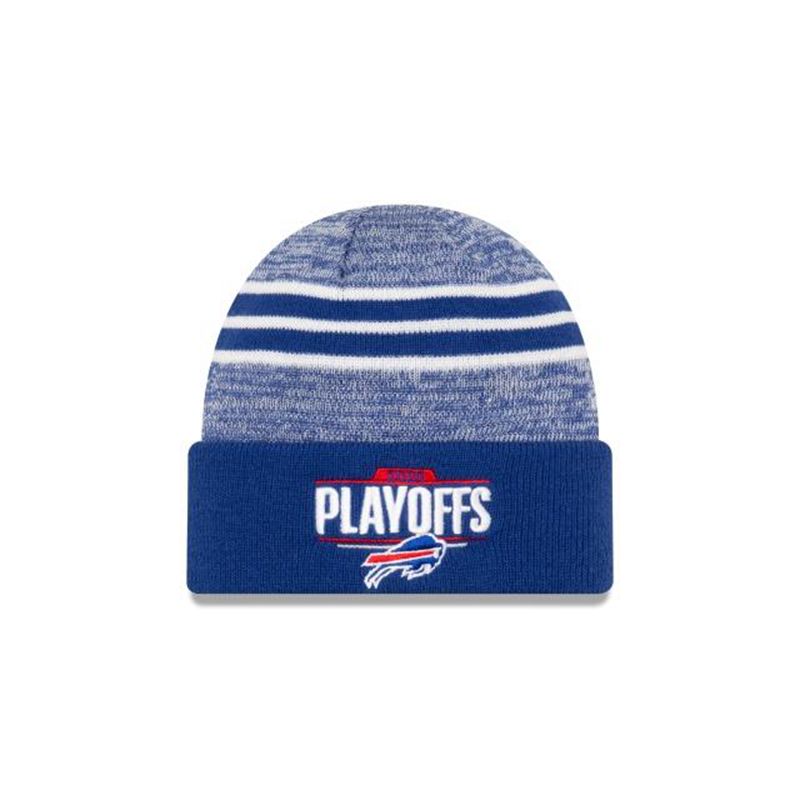 NFL Buffalo Bills 2020 Playoffs Cuff Knit (RWS8394) - Blue New Era Beanies